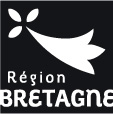 Logo noir et blanc de la région Bretagne